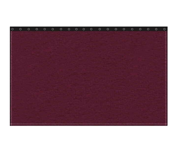 Backdrop stage molton 300g/m² bordeaux