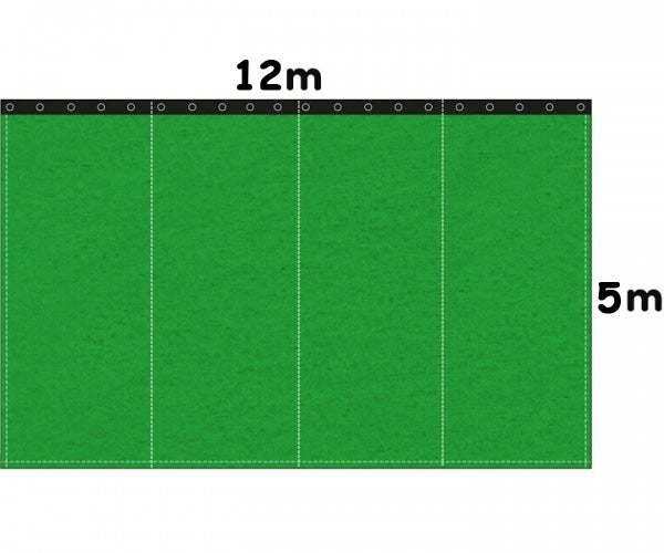 Backdrop stage molton 300g/m² greenbox