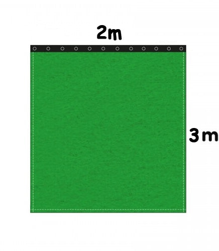 Backdrop stage molton 300g/m² greenbox