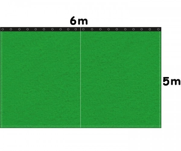 Backdrop stage molton 300g/m² greenbox