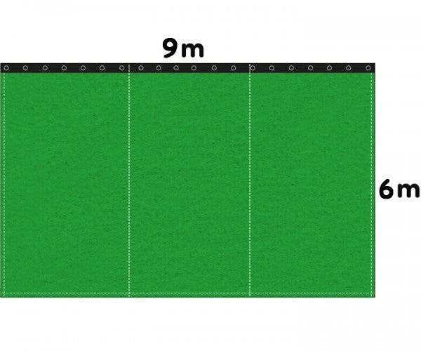 Backdrop stage molton 300g/m² greenbox