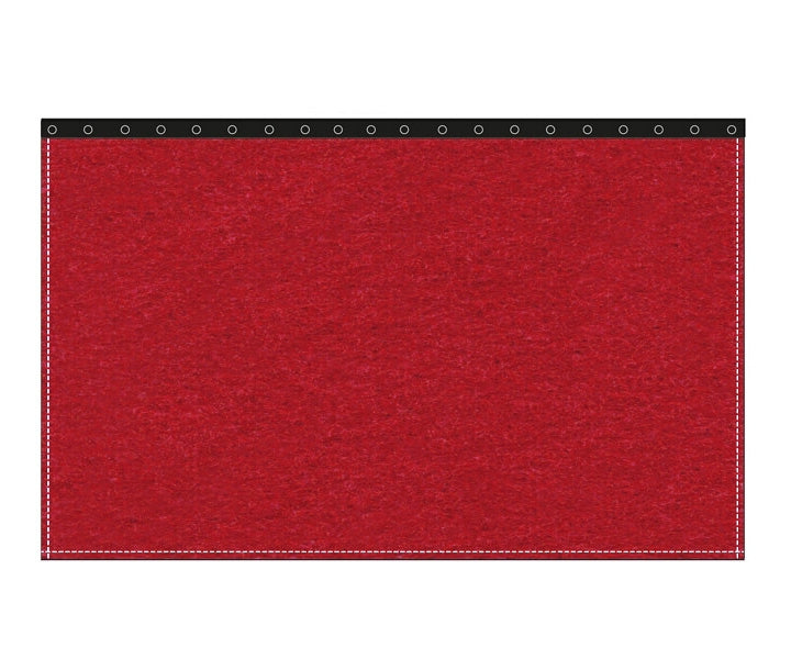 Backdrop Bühnenmolton 300g/m² kirschrot