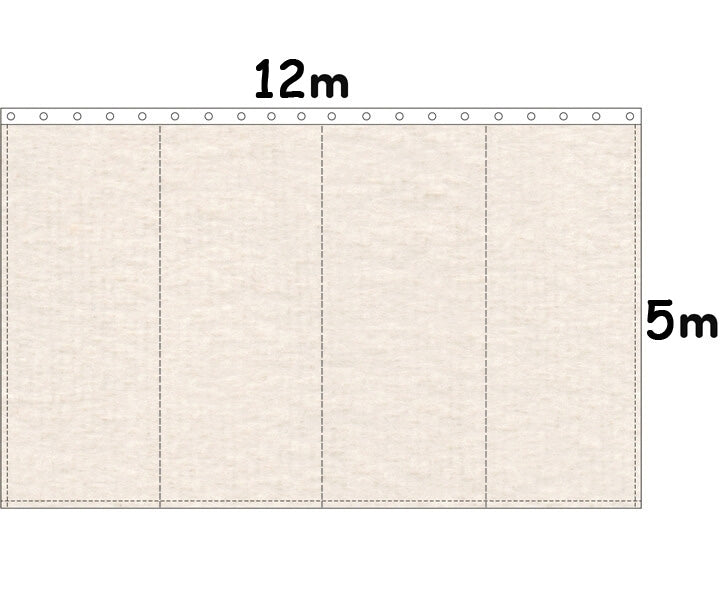 Backdrop Bühnenmolton 300g/m²  natur