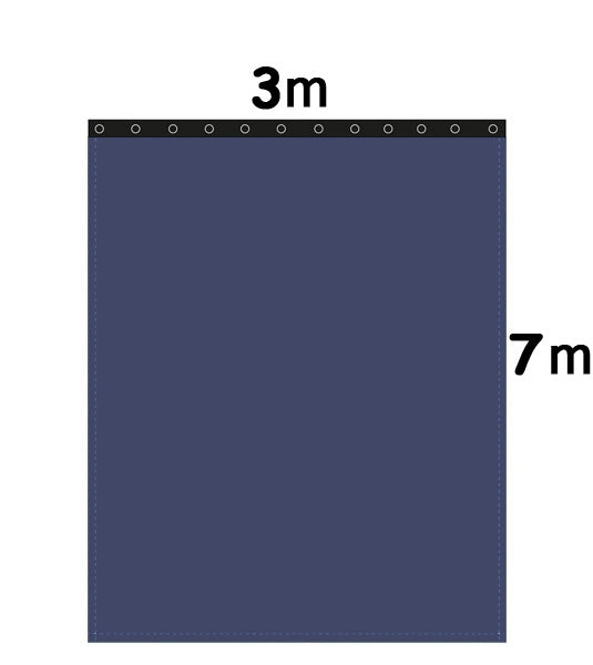 Backdrop Bühnenmolton 300g/m² royalblau