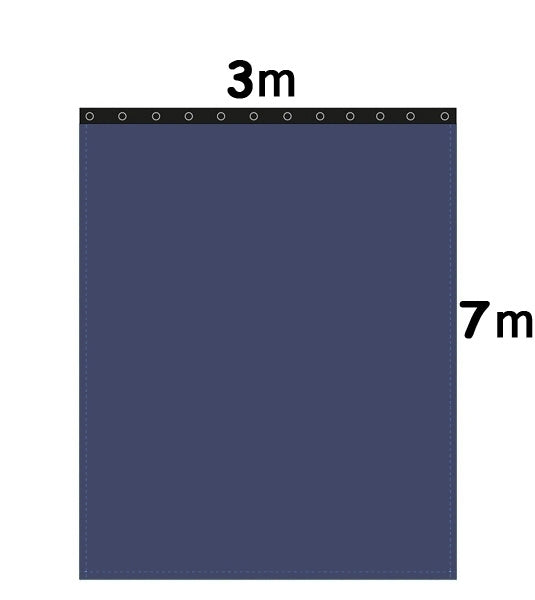 Backdrop Bühnenmolton 300g/m² royalblau