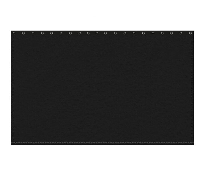 Backdrop Bühnenmolton 300g/m²  schwarz