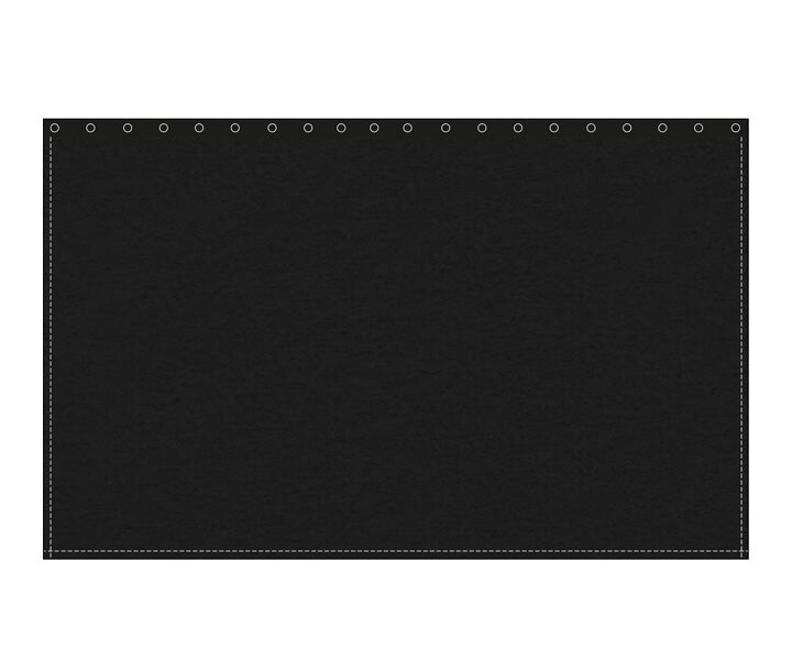 Backdrop Bühnenmolton 300g/m²  schwarz