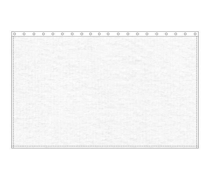 Backdrop stage molton 300g/m² white