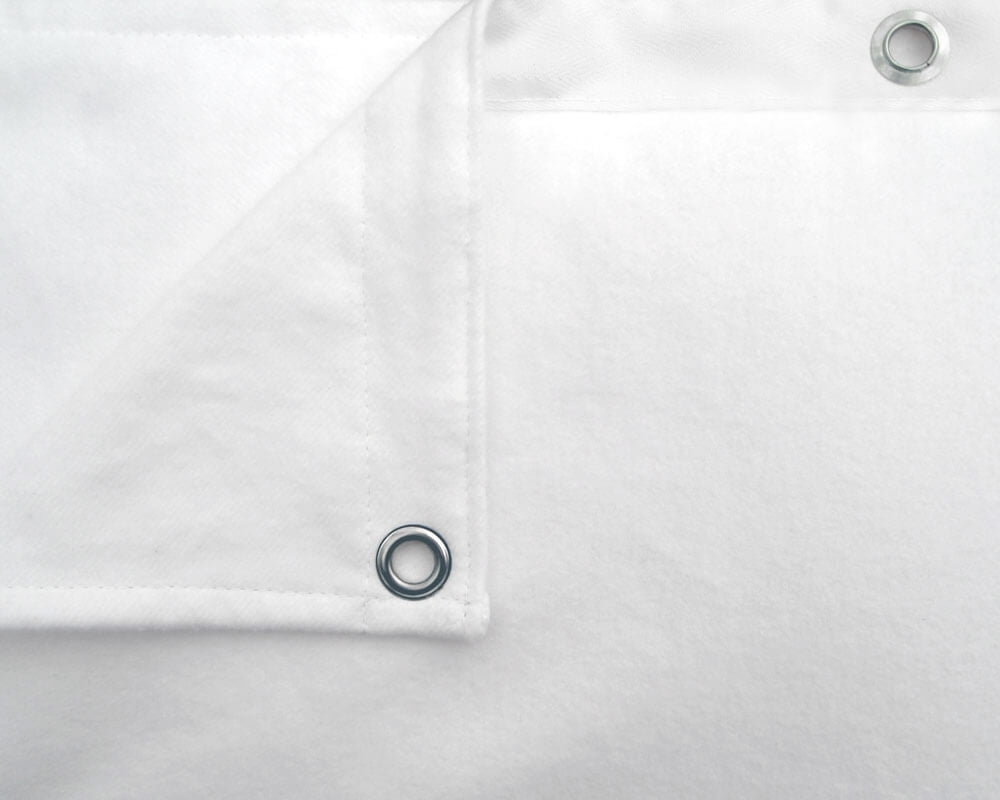 Backdrop stage molton 300g/m² white