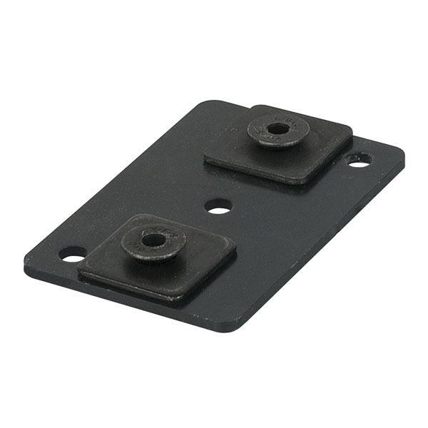 Eurotrack ceiling mounting plate black