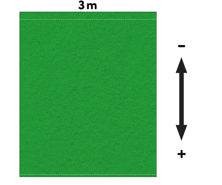 Fotohintergrund Meterware Bühnenmolton 300g/m² 3m Breite