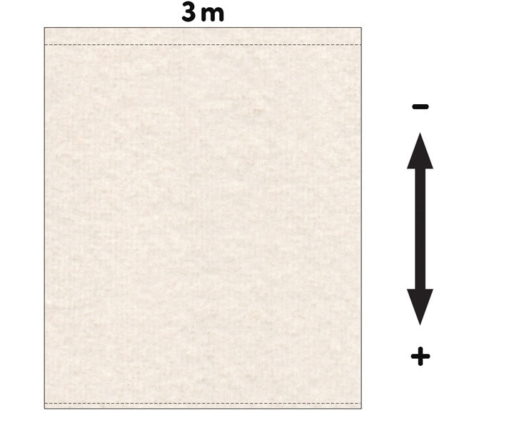 Photo background sold by the meter, Muslin 200g/m² 3.2m