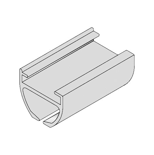 Modell 410 Schleuderschiene 1-läufig | alu