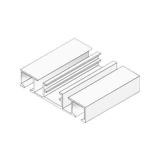Modell 883 Schleuderschiene 2-läufig I weiß