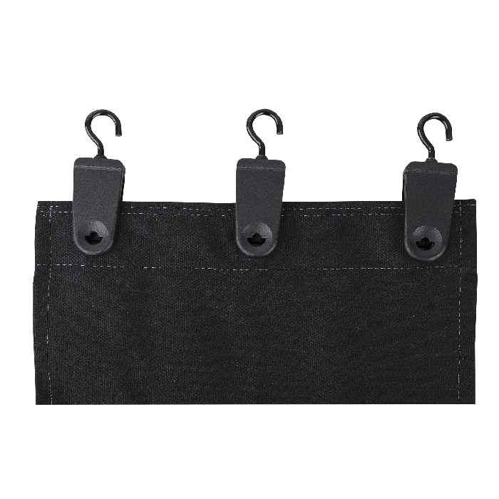 Plastic curtain hooks with clip