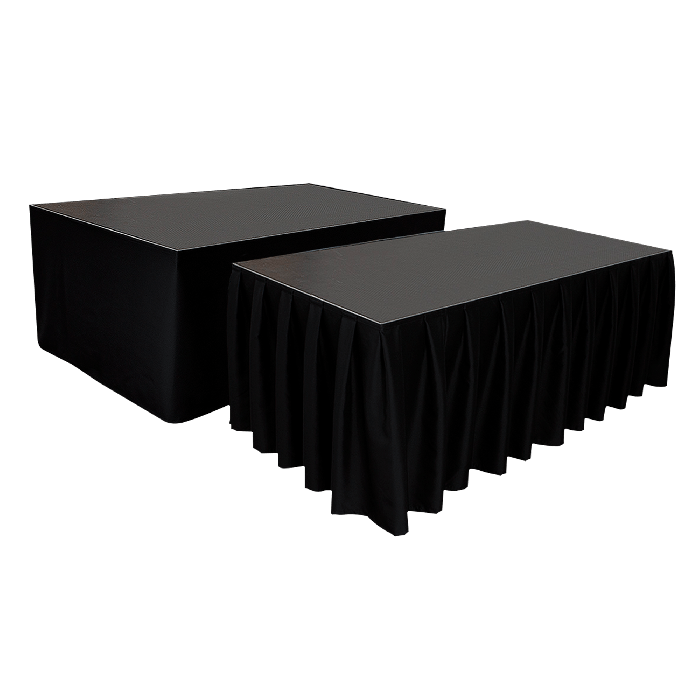 Detailansicht 2 – Bühnenverkleidung CS gerafft 300g/m² – molton24 Berlin Fachhandel