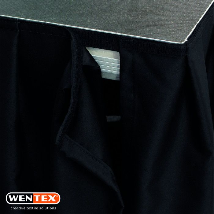 Detailansicht 3 – Bühnenverkleidung CS gerafft 300g/m² – molton24 Berlin Fachhandel