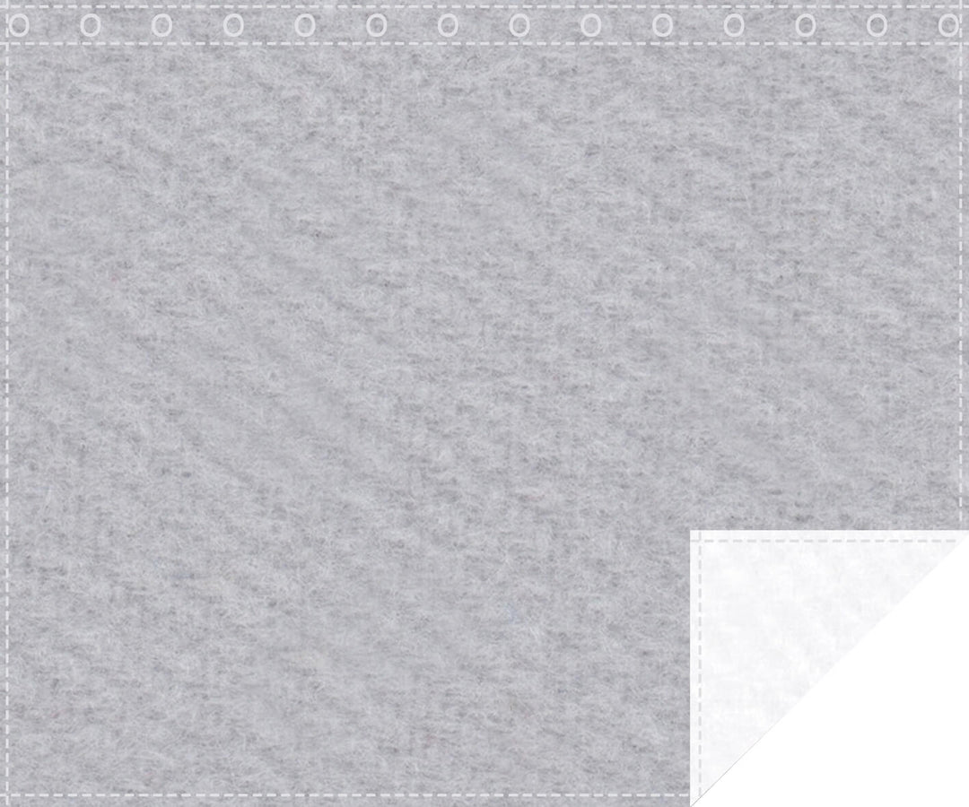 Acoustic backdrop 600g/m² light gray | white eyeleted 3m wide