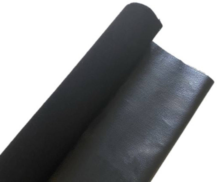 Akustikblackout  1500g/m² schwarz Faltenband 1,9m breit