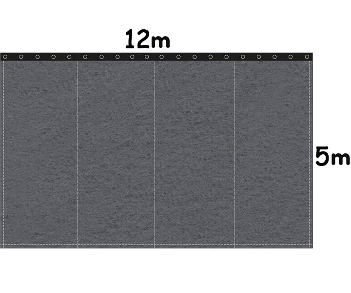 Backdrop stage molton 300g/m² anthracite