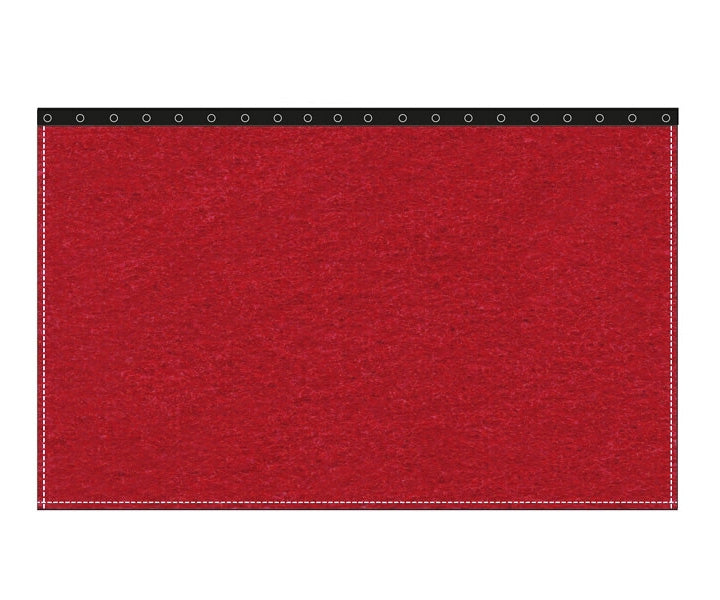 Backdrop stage molton 300g/m² cherry red