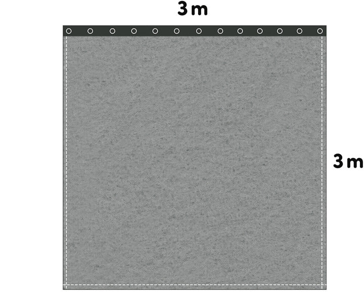 Backdrop stage molton 300g/m² slate gray
