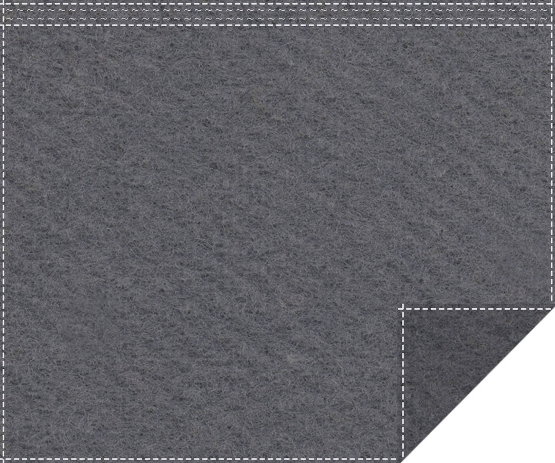 Classic 1.100g/m² anthracite pleated tape 3m wide