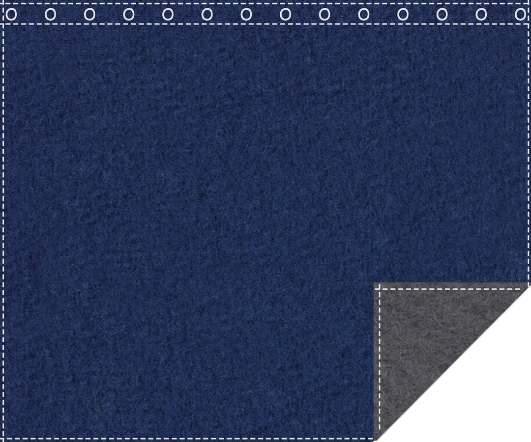 Klassiker 1.100g/m² royalblau | anthrazit geöst 3m breit