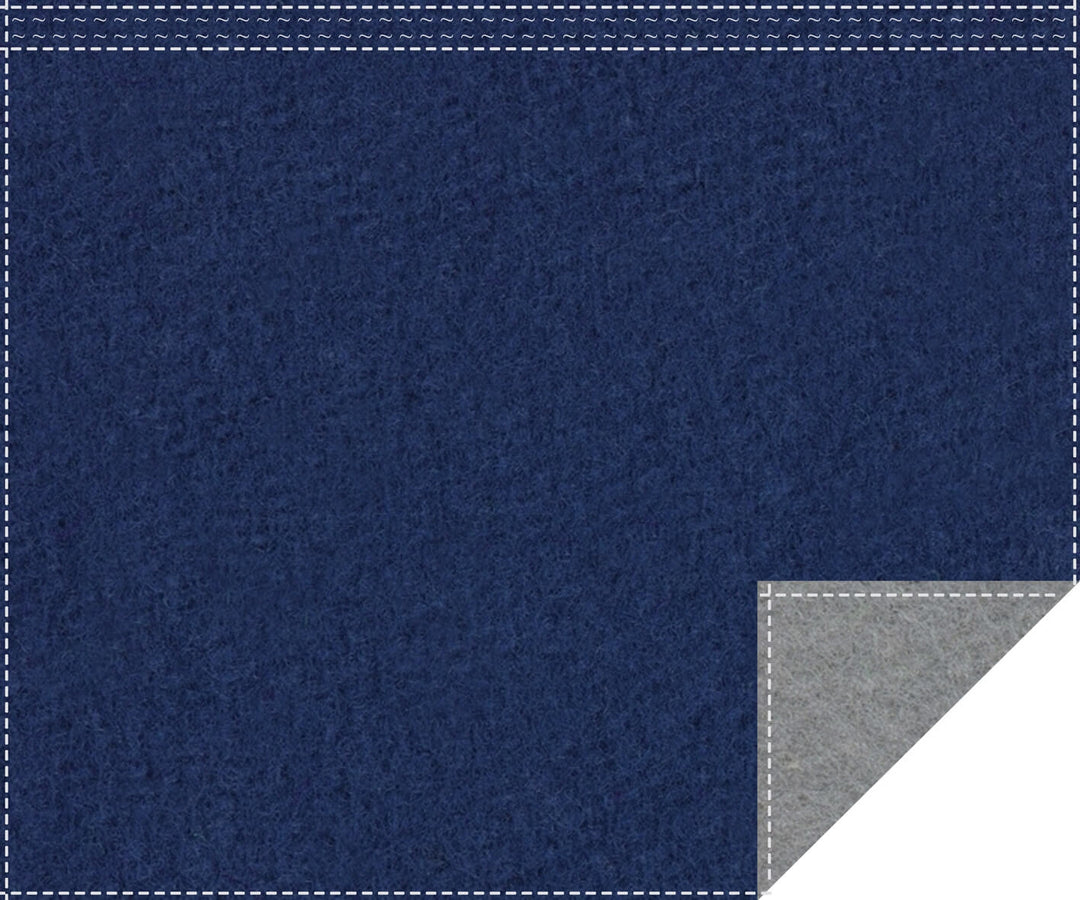 Klassiker 1.100g/m² royalblau | schiefergrau Faltenband 3m breit