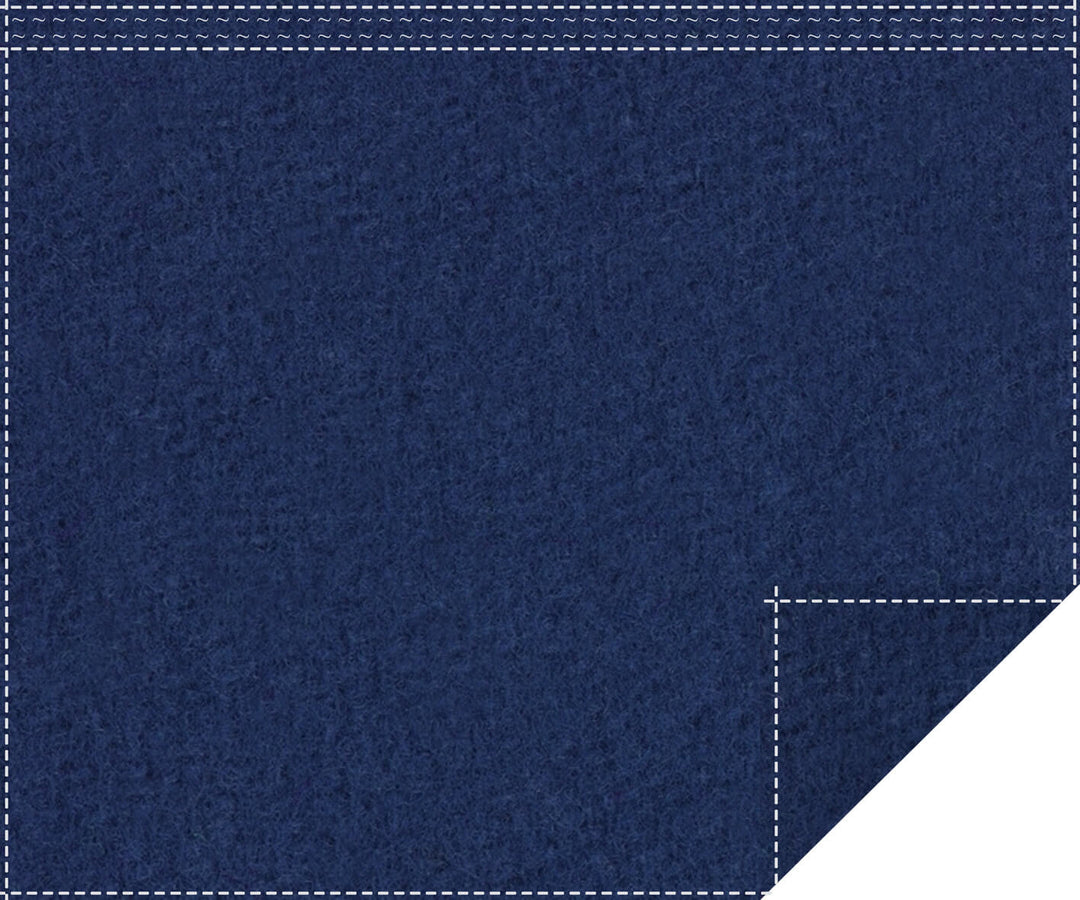 Classic 1.100g/m² royal blue pleated tape 3m wide