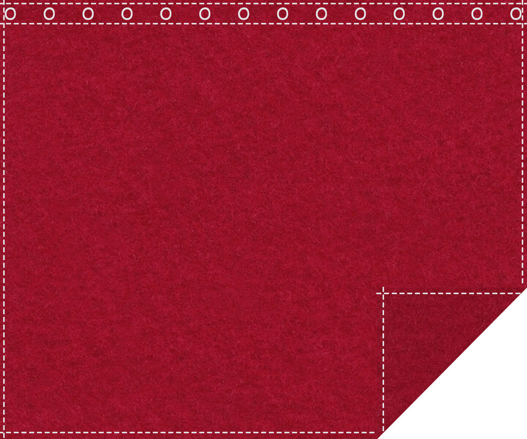 Classic 1,100g/m² cherry red eyelet 3m wide