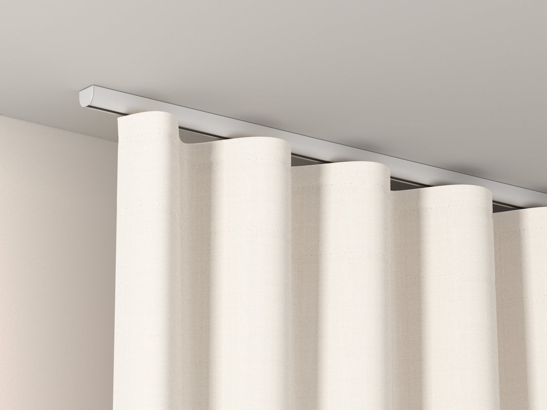 Model 410 curtain rail 1-track | aluminium