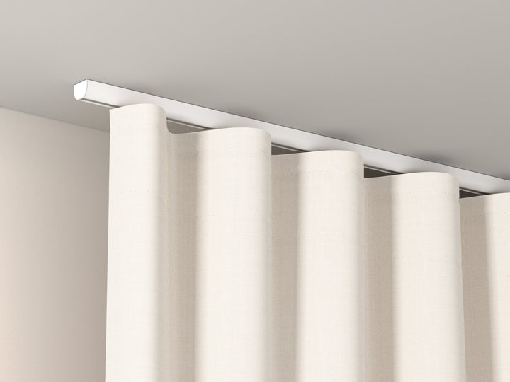 Model 410 curtain rail 1-track | white