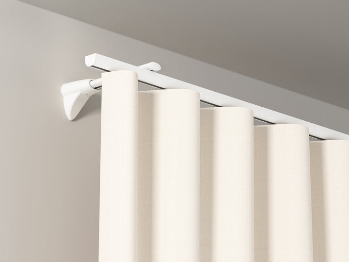 Model 410 curtain rail 1-track | white