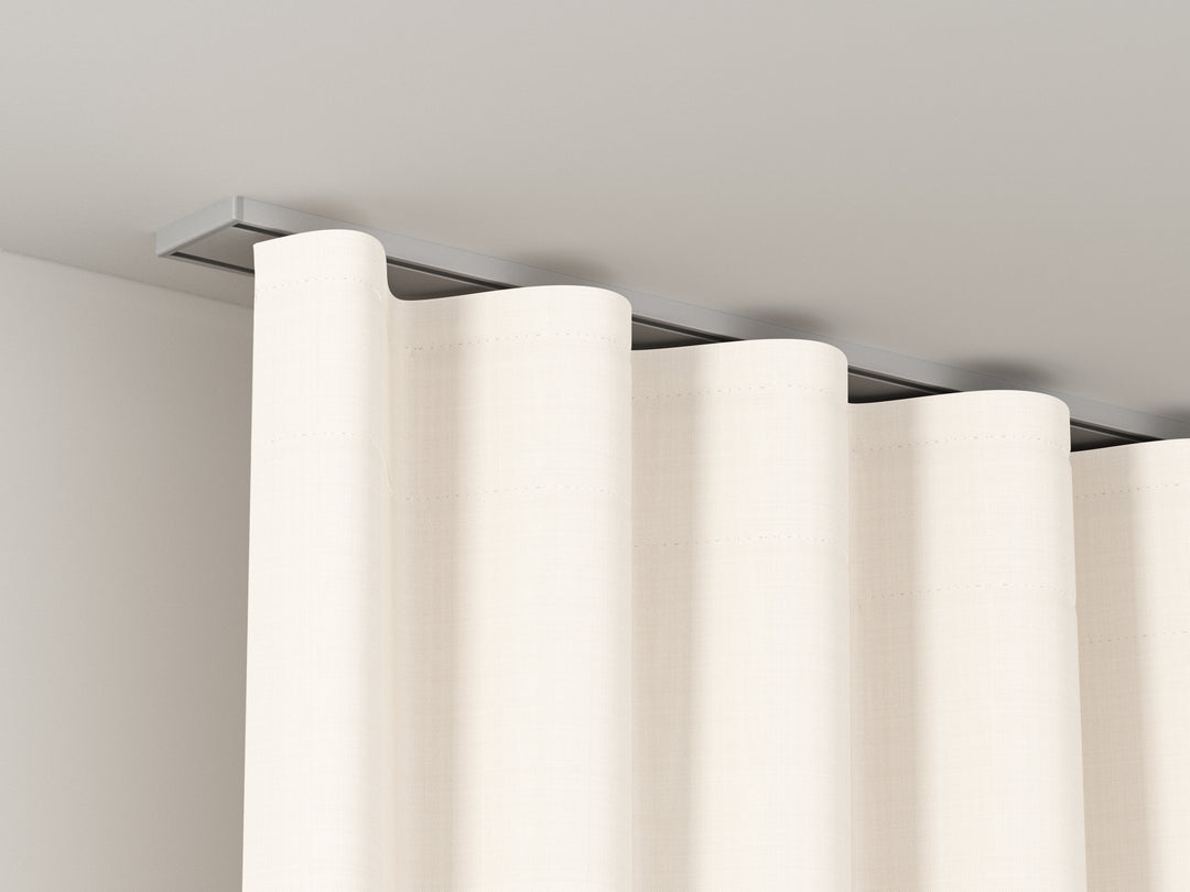 Model 883 2-track curtain rail I aluminium