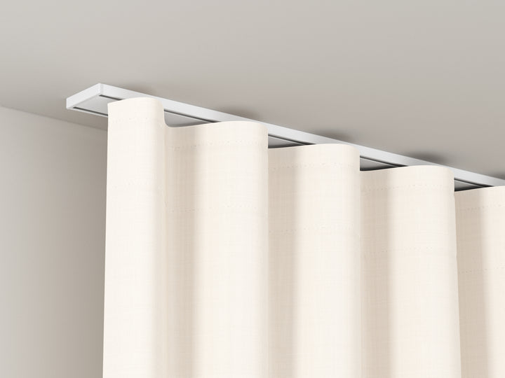 Model 883 2-track curtain rail I white