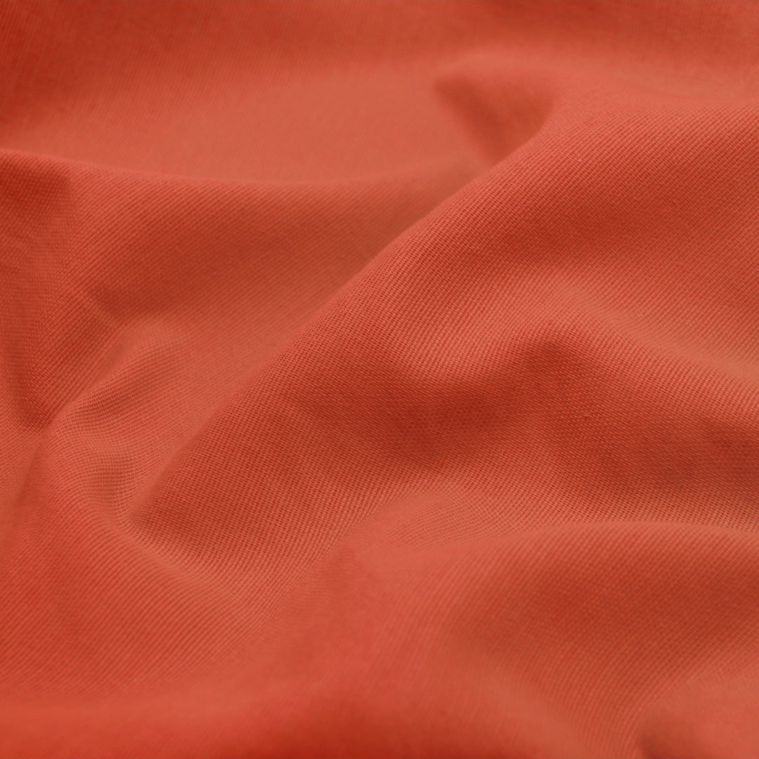 Deco molton light sold by the meter 130g/m² orange F0091 2.6m wide