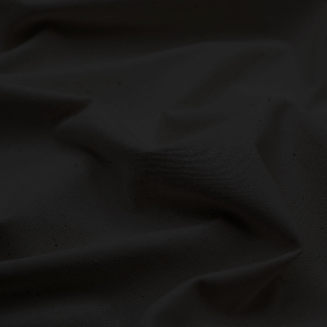 Muslin sold by the meter 200g/m² black F9999